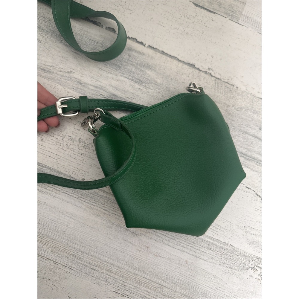 Kelly Green Purse With‎ Change/Wallet Additional Crossbody - Picture 6 of 8